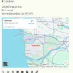 Embed a google map in the web page